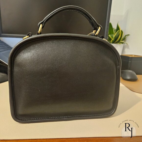 #1 Coach Vintage Lunch Box Zip | 9991 | Black | 1996 - Picture 3 of 16